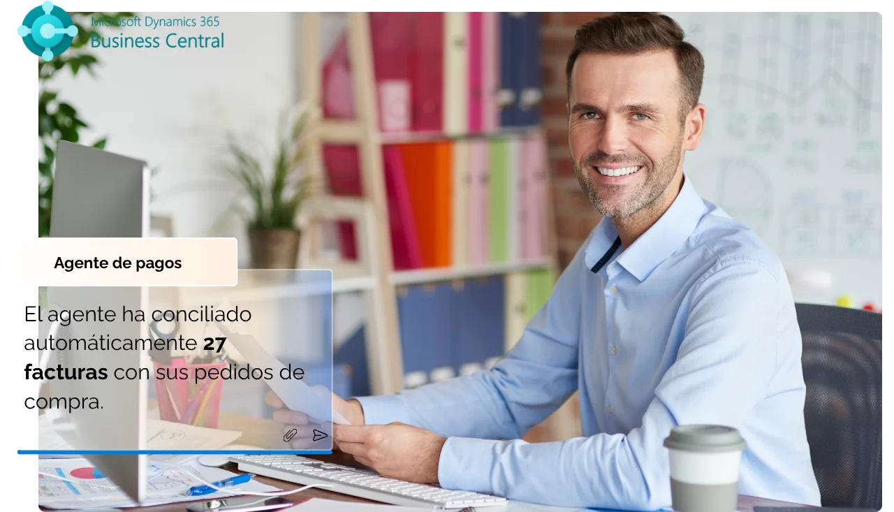 agente de pagos business central