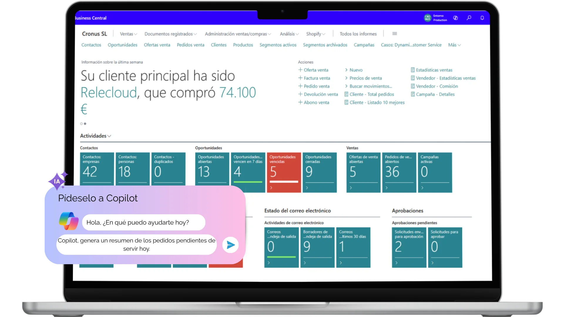 software asistente de ventas